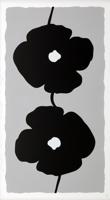 Donald Sultan BLACK DOUBLE POPPIES Mixed Media Silkscreen, 52.5H - Sold for $5,440 on 10-10-2026 (Lot 397).jpg